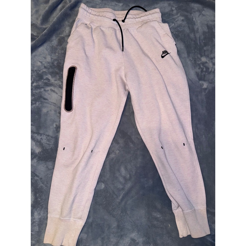 Nike Sportswear Tech Fleece Joggers Light Pink Heather Tapered Sweatpants XL